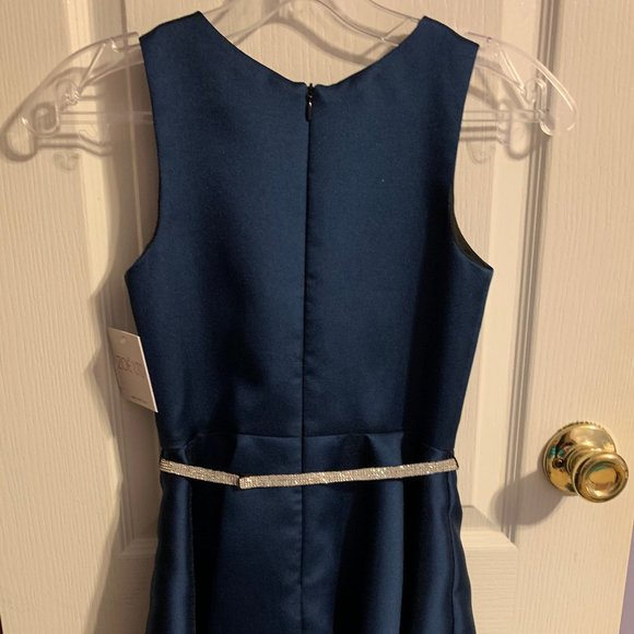 New Zoe LTD Girls Size 10 Blue Party Dress